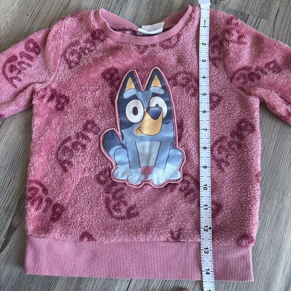 Bluey Fleece Sweatshirt For Toddler Size 3 - Picture 7 of 8